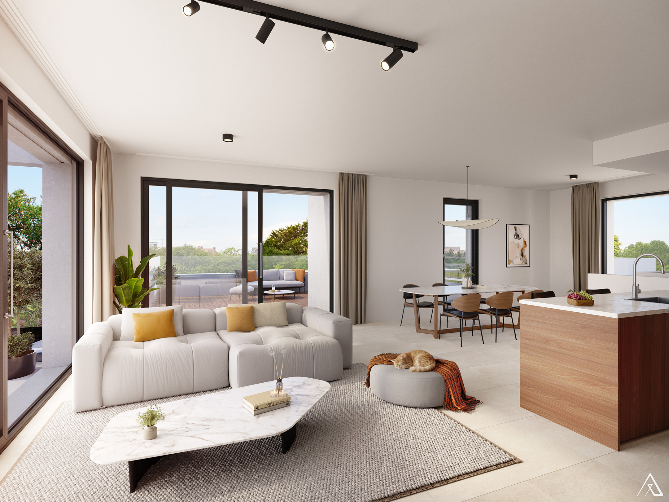 Appartement résidentiel de la résidence STOCK’L à Woluwe-Saint-Pierre