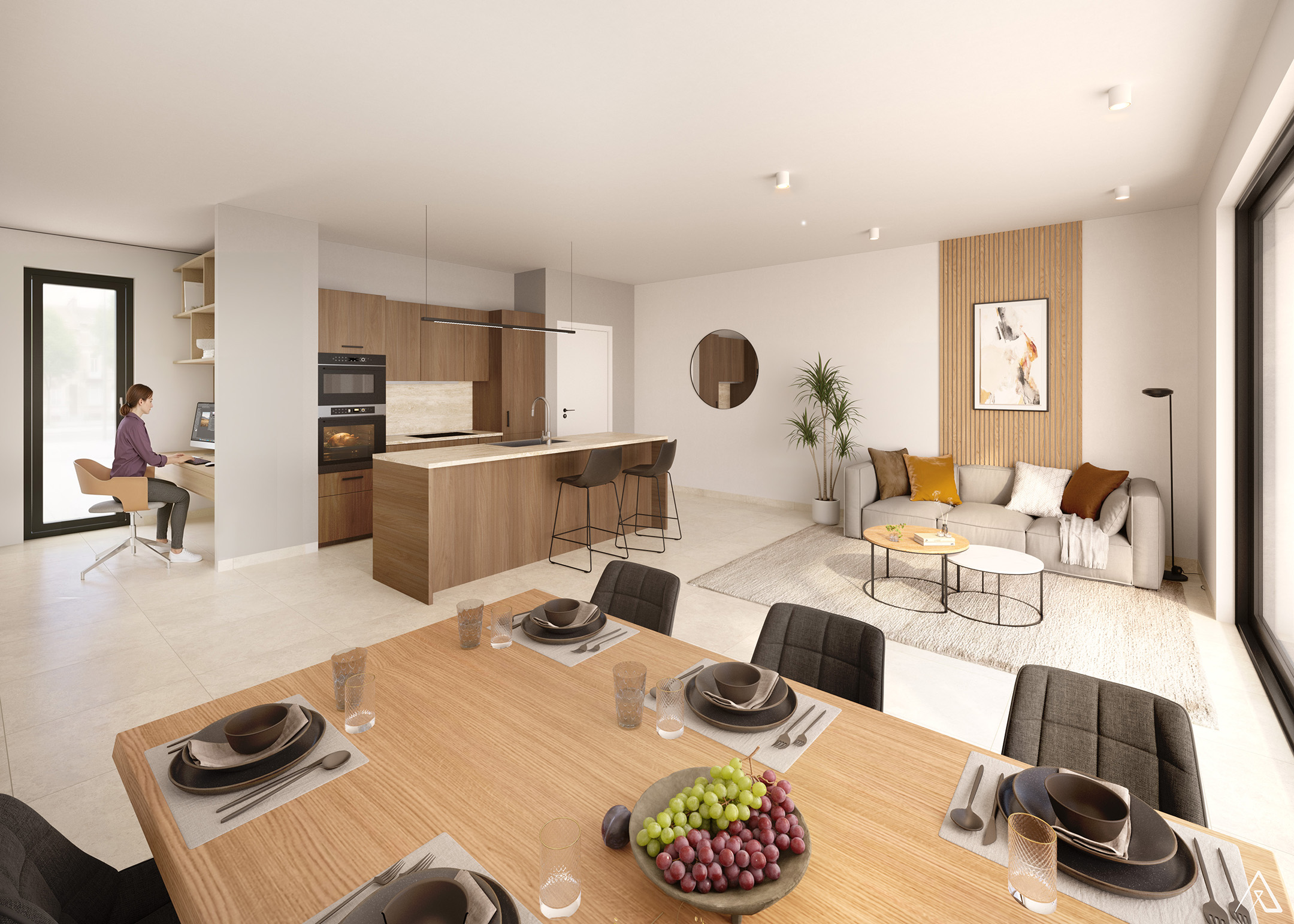 Appartement contemporain de la résidence STOCK’L à Woluwe-Saint-Pierre