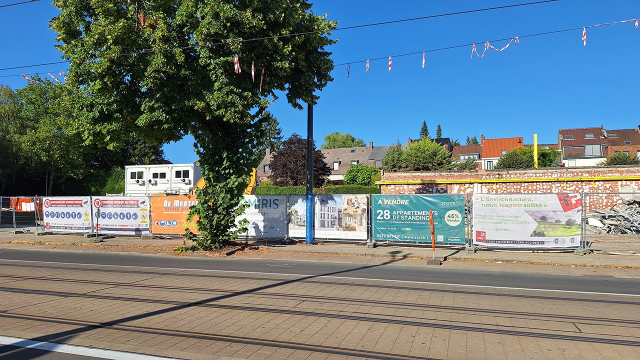 Suivi des travaux du projet immobilier Stock-L à Woluwe-Saint-Pierre