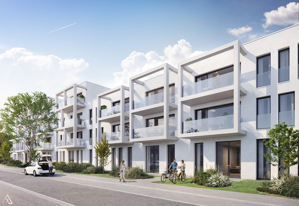 Résidence Stock-L à Woluwe-Saint-Pierre avec appartements et balcons